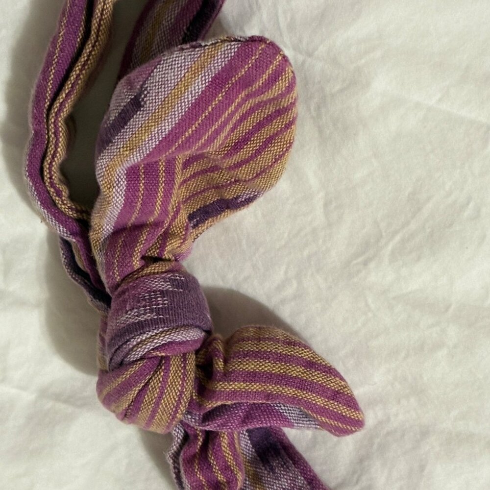 American Eagle Outfitters VTG 2011 Boho Oversized Crescent Ikat Fabric Hobo Bag - Picture 13 of 16